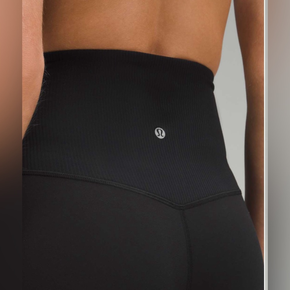 Lululemon Align Ribbed High-Rise Pant 28" Black size 4 NWT - Picture 2 of 5